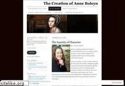 Sites similar to thecreationofanneboleyn.wordpress.com