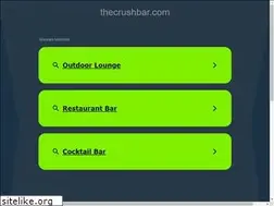 Sites similar to thecrushbar.com