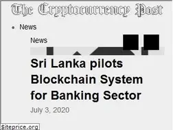 Sites similar to thecryptocurrencypost.net