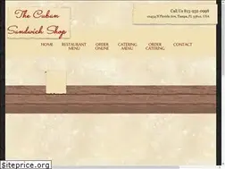 Sites similar to thecubansandwichshop.com