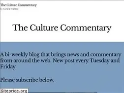 Sites similar to theculturecommentary.com