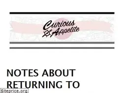 Sites similar to thecuriousappetite.com
