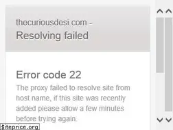 Sites similar to thecuriousdesi.com