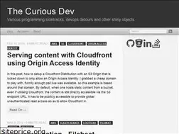 Sites similar to thecuriousdev.com