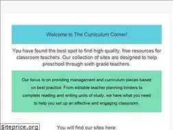 Sites similar to thecurriculumcorner.com