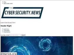 Sites similar to thecybersecurity.news