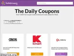 Sites similar to thedailycoupons.com