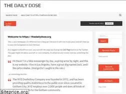 Sites similar to thedailydose.org