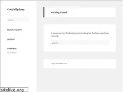 Sites similar to thedailydues.wordpress.com