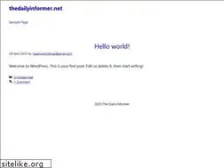 Sites similar to thedailyinformer.net