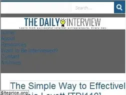 Sites similar to thedailyinterview.com