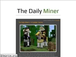 Sites similar to thedailyminer.wordpress.com