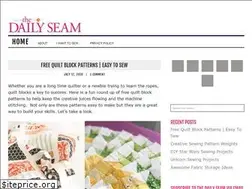 Sites similar to thedailyseam.com