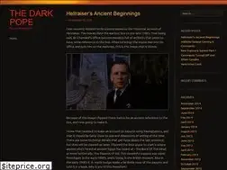 Sites similar to thedarkpope.com