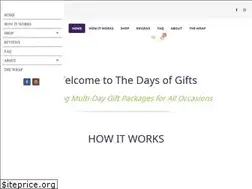 Sites similar to thedaysofgifts.com