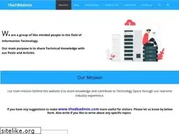 Sites similar to thedbadmin.com