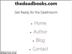 Sites similar to thedeadbooks.com