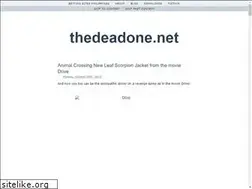 Sites similar to thedeadone.net
