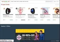 Sites similar to thedealapp.in