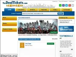 Sites similar to thedealtickets.com