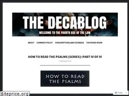Sites similar to thedecablog.wordpress.com