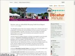 Sites similar to thedecaturminute.com