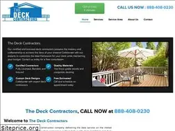 Sites similar to thedeckcontractors.com