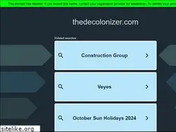 Sites similar to thedecolonizer.com