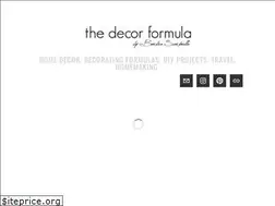 Sites similar to thedecorformula.com