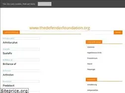 Sites similar to thedefenderfoundation.org