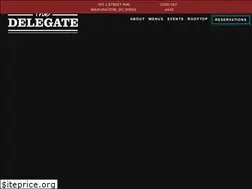 Sites similar to thedelegaterestaurant.com