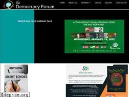 Sites similar to thedemocracyforumltd.com