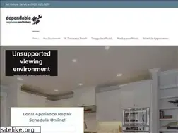 Sites similar to thedependableappliance.com