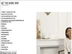 Sites similar to thedesireshop.es