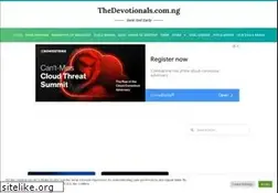 Sites similar to thedevotionals.com.ng