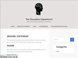 Sites similar to thedisruptiondepartment.org