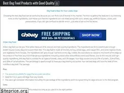 Sites similar to thedogfoods.com