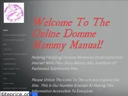 Sites similar to thedommemommymanual.weebly.com