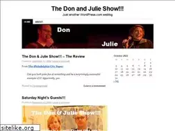 Sites similar to thedonandjulieshow.wordpress.com
