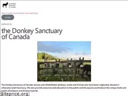 Sites similar to thedonkeysanctuary.ca