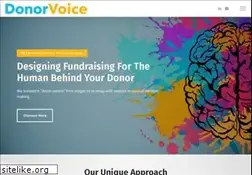 Sites similar to thedonorvoice.com