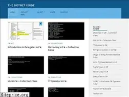 Sites similar to thedotnetguide.com