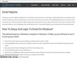 Sites similar to theemailhelpline.com