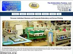 Sites similar to theembroideryfactorymd.com