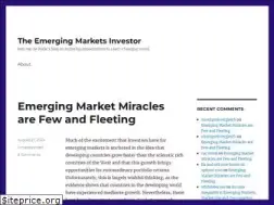 Sites similar to theemergingmarketsinvestor.com