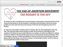 Sites similar to theendofabortionmovement.com