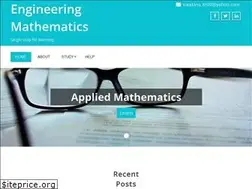 Sites similar to theengineeringmaths.com