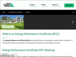 Sites similar to theepccertificatelondon.co.uk