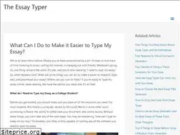 Sites similar to theessaytyper.com