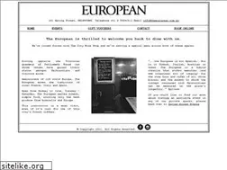 Sites similar to theeuropean.com.au